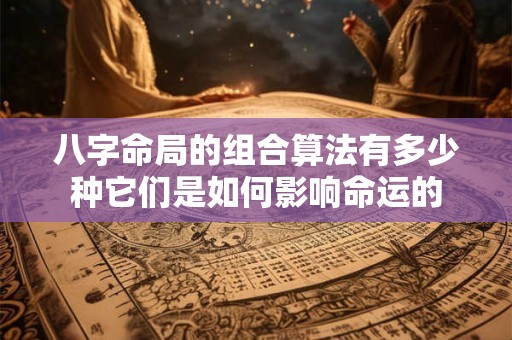 八字命局的组合算法有多少种它们是如何影响命运的