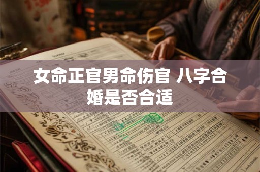 女命正官男命伤官 八字合婚是否合适