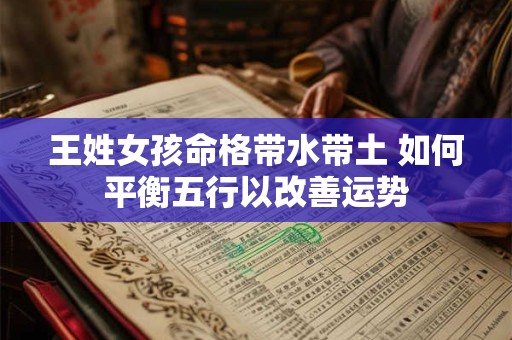 王姓女孩命格带水带土 如何平衡五行以改善运势