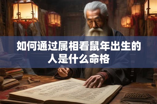 如何通过属相看鼠年出生的人是什么命格
