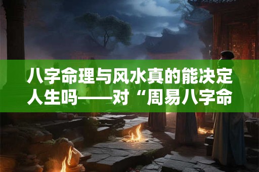 八字命理与风水真的能决定人生吗——对“周易八字命理风水微博”的疑问