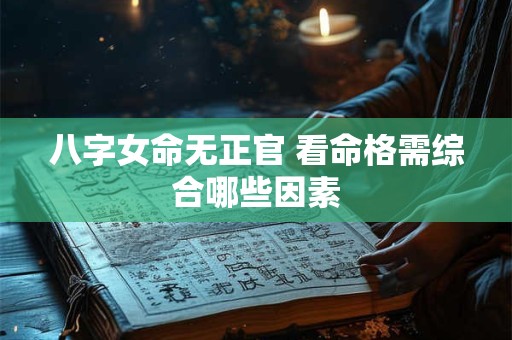 八字女命无正官 看命格需综合哪些因素