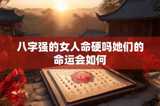 八字强的女人命硬吗她们的命运会如何