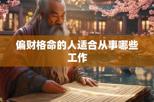 偏财格命的人适合从事哪些工作