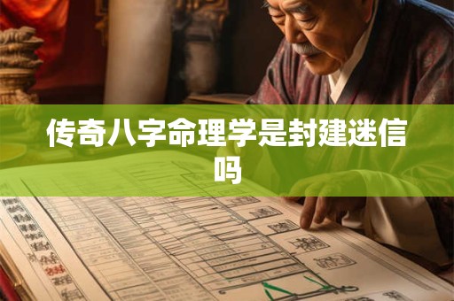 传奇八字命理学是封建迷信吗