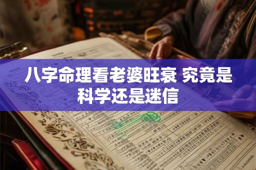 八字命理看老婆旺衰 究竟是科学还是迷信