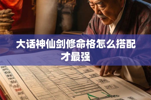 大话神仙剑修命格怎么搭配才最强