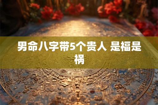 男命八字带5个贵人 是福是祸