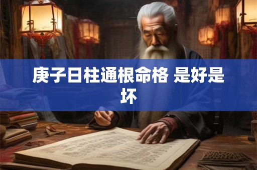 庚子日柱通根命格 是好是坏