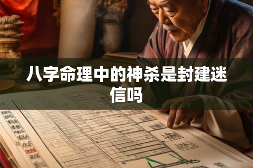 八字命理中的神杀是封建迷信吗