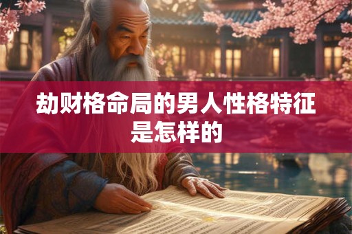 劫财格命局的男人性格特征是怎样的