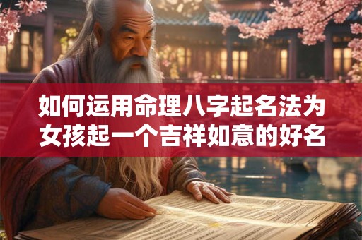 如何运用命理八字起名法为女孩起一个吉祥如意的好名字