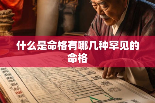什么是命格有哪几种罕见的命格