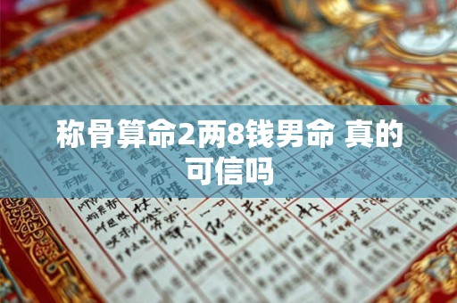 称骨算命2两8钱男命 真的可信吗