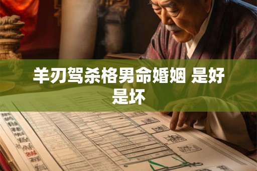羊刃驾杀格男命婚姻 是好是坏