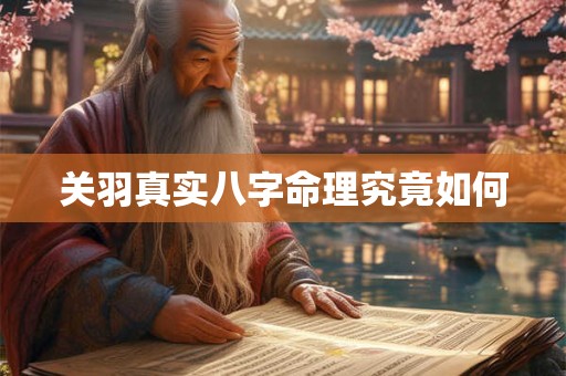 关羽真实八字命理究竟如何
