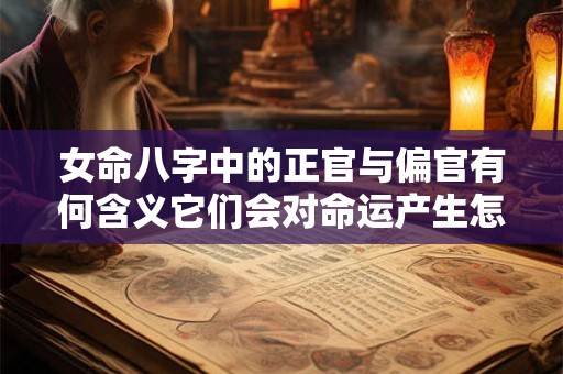 女命八字中的正官与偏官有何含义它们会对命运产生怎样的影响