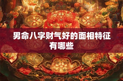 男命八字财气好的面相特征有哪些