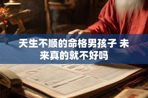 天生不顺的命格男孩子 未来真的就不好吗