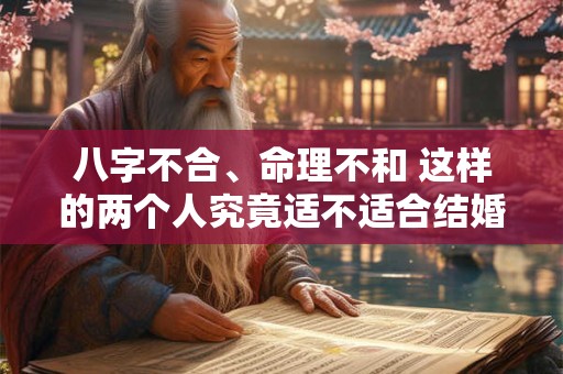 八字不合、命理不和 这样的两个人究竟适不适合结婚呢