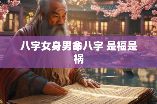八字女身男命八字 是福是祸