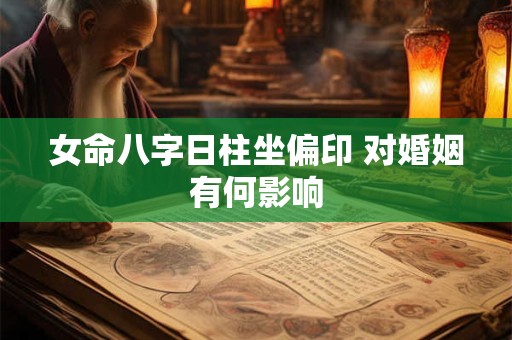 女命八字日柱坐偏印 对婚姻有何影响