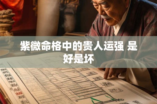 紫微命格中的贵人运强 是好是坏