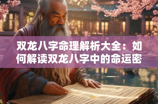 双龙八字命理解析大全：如何解读双龙八字中的命运密码