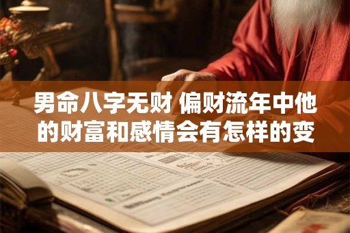 男命八字无财 偏财流年中他的财富和感情会有怎样的变化