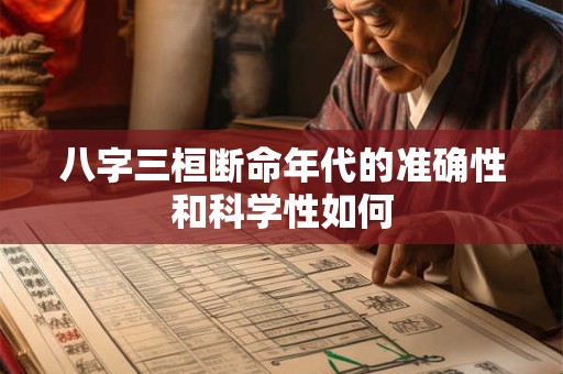 八字三桓断命年代的准确性和科学性如何