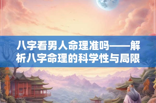 八字看男人命理准吗——解析八字命理的科学性与局限性