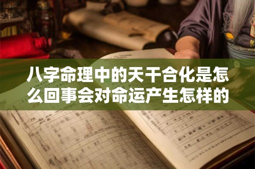 八字命理中的天干合化是怎么回事会对命运产生怎样的影响