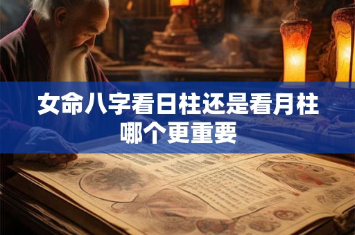 女命八字看日柱还是看月柱哪个更重要 女命八字看日柱还是看月柱哪个更重要