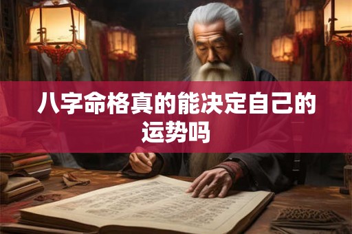 八字命格真的能决定自己的运势吗