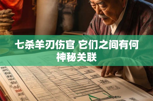 七杀羊刃伤官 它们之间有何神秘关联