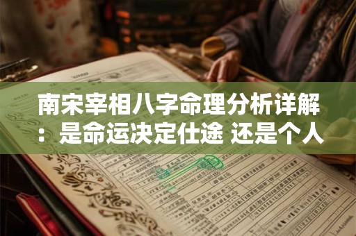 南宋宰相八字命理分析详解：是命运决定仕途 还是个人抉择影响命运