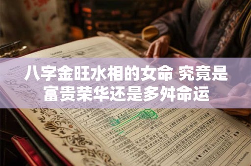 八字金旺水相的女命 究竟是富贵荣华还是多舛命运