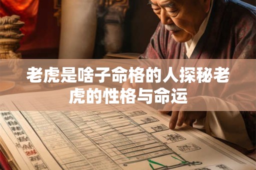 老虎是啥子命格的人探秘老虎的性格与命运