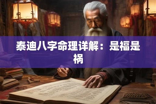 泰迪八字命理详解：是福是祸