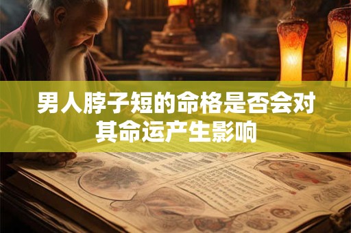 男人脖子短的命格是否会对其命运产生影响