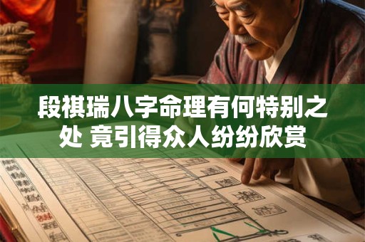 段祺瑞八字命理有何特别之处 竟引得众人纷纷欣赏