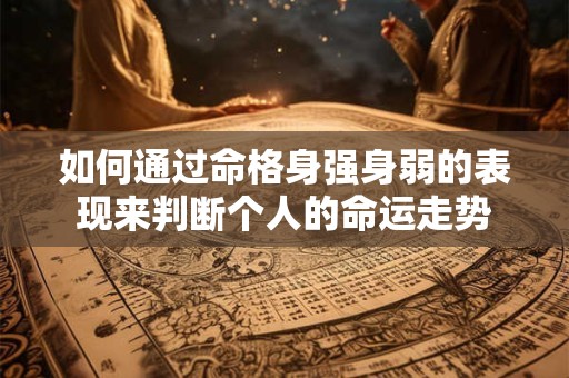 详细阅读:如何通过命格身强身弱的表现来判断个人的命运走势 如何通过命格身强身弱的表现来判断个人的命运走势