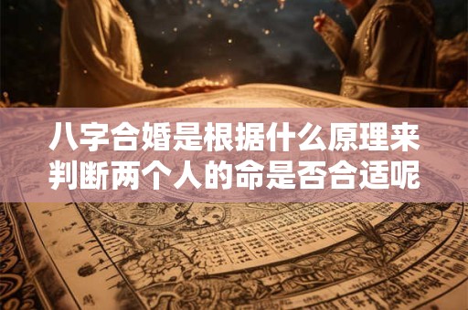 八字合婚是根据什么原理来判断两个人的命是否合适呢