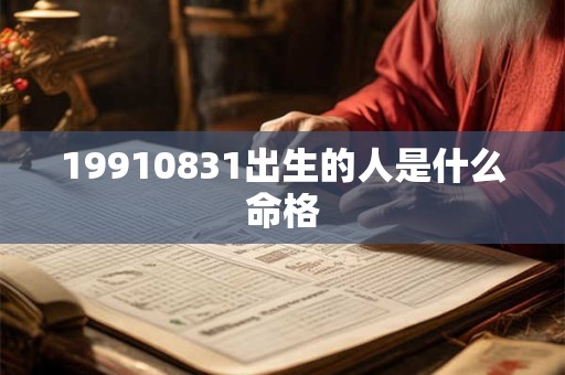 19910831出生的人是什么命格
