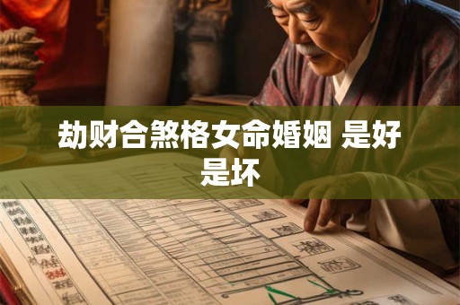 劫财合煞格女命婚姻 是好是坏