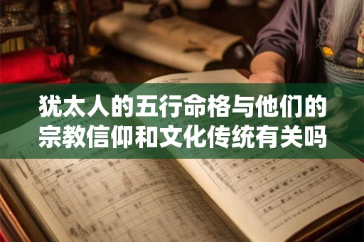 犹太人的五行命格与他们的宗教信仰和文化传统有关吗