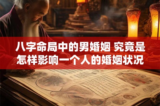 八字命局中的男婚姻 究竟是怎样影响一个人的婚姻状况的