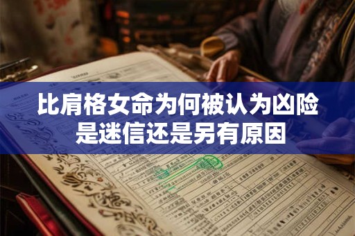 比肩格女命为何被认为凶险 是迷信还是另有原因