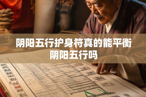 阴阳五行护身符真的能平衡阴阳五行吗