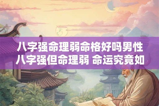 八字强命理弱命格好吗男性八字强但命理弱 命运究竟如何